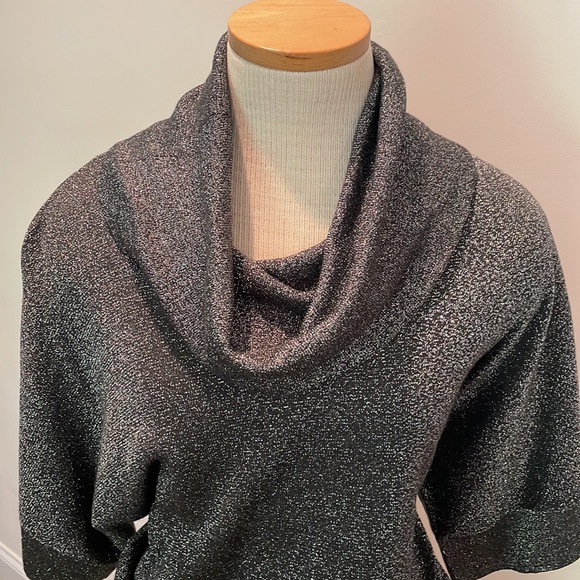 Michael Michael Kors cowl neck sparkle lightweight sweater - Picture 2 of 5